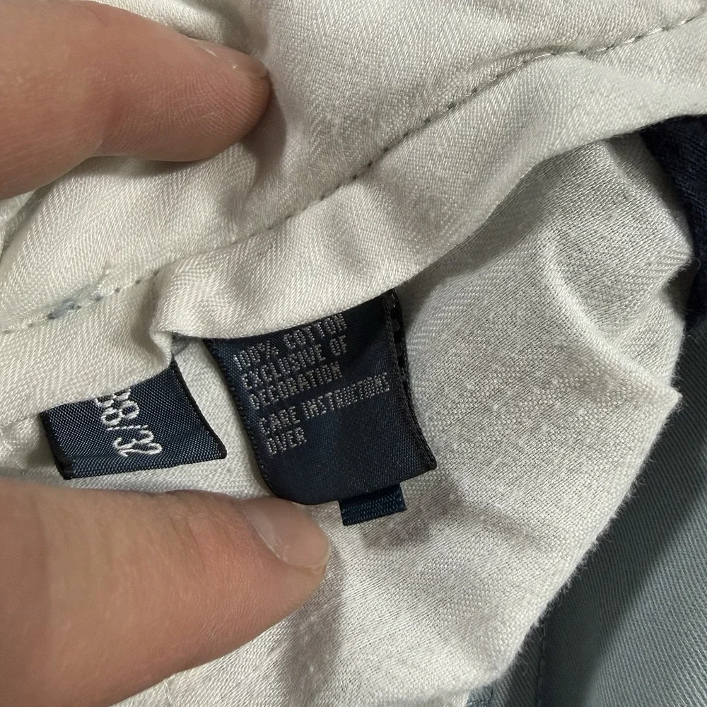 Vintage Polo By Ralph Lauren Light Blue Chino Pants Men's Size 38